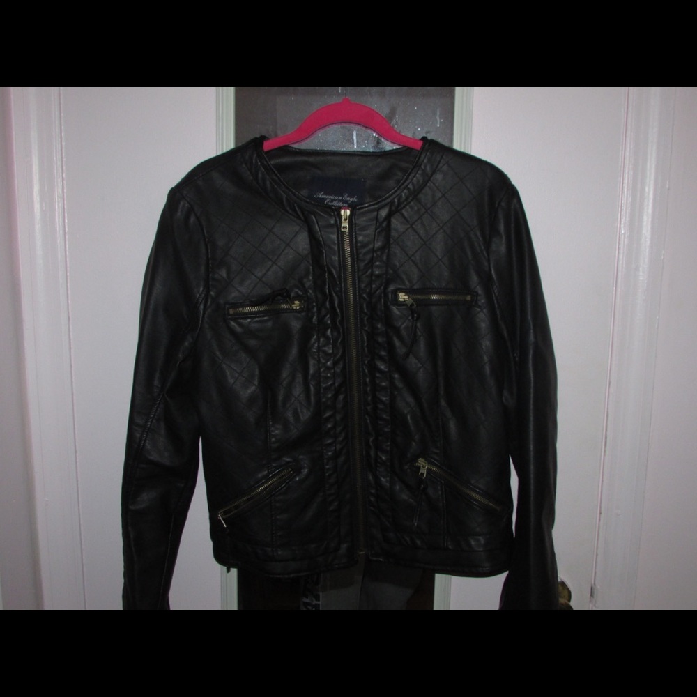 AMERICAN EAGLE LEATHER JACKET